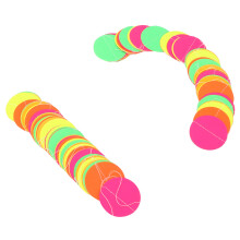 Deko-Papierbeutel bunt fluoreszierend