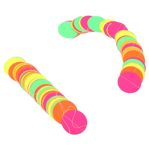 Deko-Papierbeutel bunt fluoreszierend