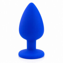 Premium Silicone Anal Plug Set Blue Small Body Safe Waterproof Adult Toy