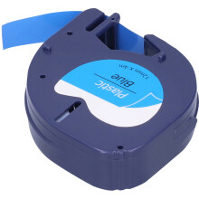 12mm blau Etikettband Ersatz für Dymo