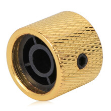 Goldene Gitarrenknöpfe Dome-Form 4er-Set