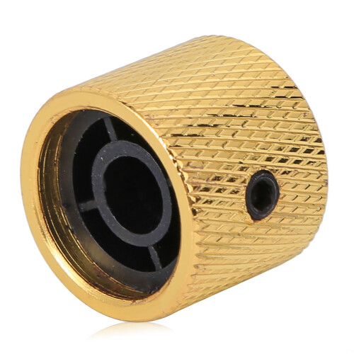 Goldene Gitarrenknöpfe Dome-Form 4er-Set