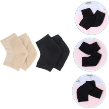 2 Paar Zehensocken mit Gelpolsterung und Fersenschutz für trockene Füße – für Fußpflege und täglichen Komfort