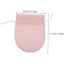20 kleine Samtbeutel, elegante Schmuckbeutel mit Kordelzug zur Aufbewahrung von Schmuck
