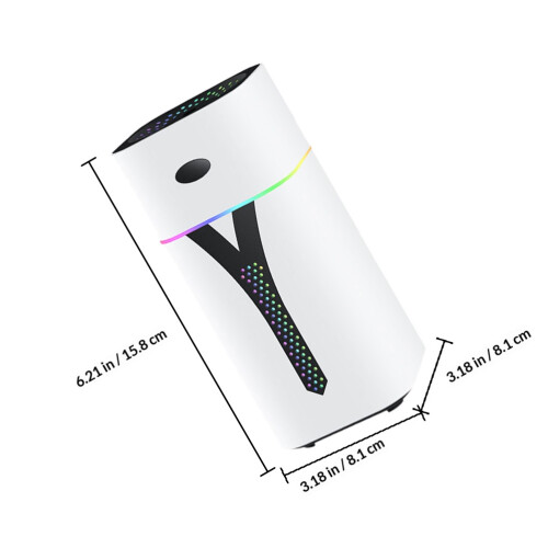 1Stk Büro Luftbefeuchter USB Sprüher Mit Dekorativem Licht 1