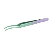 Wimpernpinzette Edelstahl gebogen Tight Bite