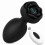 X-Toyz Rose Shaped Vibrating Butt Plug with Remote Control USB Rechargeable Waterproof Black 1