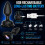 X-Toyz Remote Controlled Vibrating Butt Plug with LED Light USB Rechargeable Waterproof Black 2