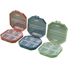 3er-Set tragbare Medikamentenboxen mit Fächern, Mini-Kunststoffkoffer für Reisen, Outdoor-Aktivitäten und Zuhause
