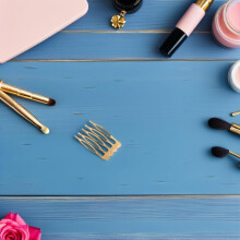 100 Stück blanke Metallkämme mit Zinken, Schiebekämme für Brautschleier, DIY-Bastelarbeiten, Haarstyling-Werkzeuge für Mädchen