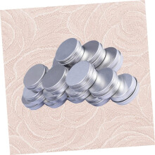 24-teiliges Reise-Make-up-Etui aus Aluminium, auslaufsicherer Kosmetikbehälter aus Aluminium, tragbarer Kosmetikbehälter