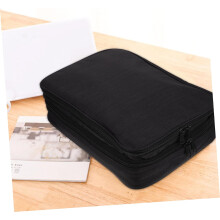 Aufbewahrungstasche für Dokumente, großes Fassungsvermögen, Doppelreißverschluss, für Büro, Schreibtisch, Reisen, Packorganizer