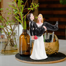 Brautpaar-Harzfiguren, Hochzeits-Souvenirs, Foto-Requisiten, romantisch, trendig