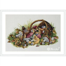 Merejka Kit de broderie Champignons