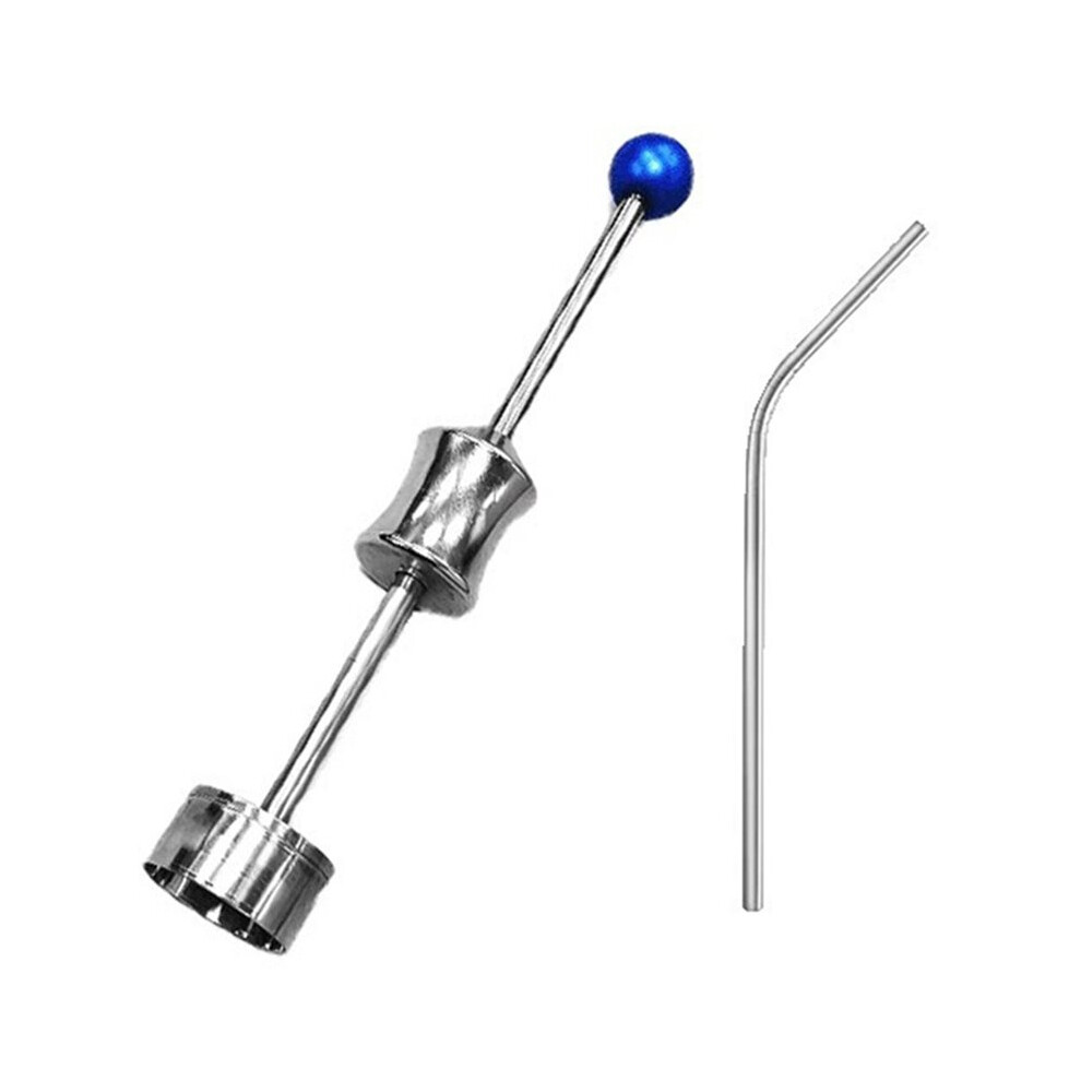Coconut Opener Tool For Young Green Coconut With Stainless Steel Drinking Straw Set Hole Opener, Drilling 6031441522473