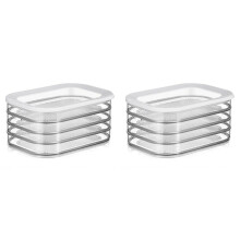 2X Bacon Storage Container for Fridge,Stackable Lunch Meat Storage,Ham and Cheese Container for Fridge-Cold Storage