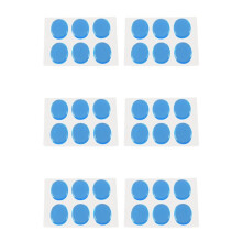 36pcs Snare Drum Mute Pad Drum Damper Gel Pads Snare Tom Drum Muffler Mute Transparent Percussion()