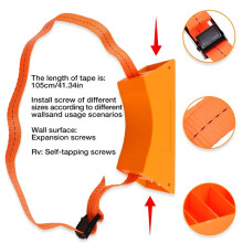 Gas Cylinder Mounting Bracket,Wall-Mounted U-Shaped Bracket for Oxygen/Propane Cylinders W/Safety Straps,for Rvs/Campers