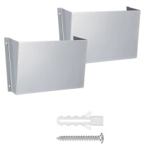 Two Slots File/Binder/Paper Holder 12x7x3.5 Inches Work Van Organizer and Storage Accessories for Van Safety Partition