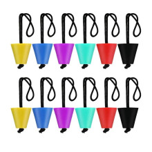 Kit de 12 Tapones para Desagües de Kayak, Tapones para Agujeros de Desagüe con Cordón, Accesorios Marinos para Kayaks, Canoas y Yates