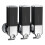 Bathroom Shower Soap Dispenser 1500ml Refillable Convenient Space Saving Shampoos Container Wall Mount for RV A 1
