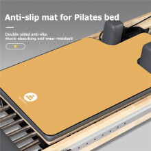 Pilates Reformer Machine Mat Pilates Reformer Mat Pad Nonslip Foldable Washable Pilates Reformer Mat for Gym Fitness C