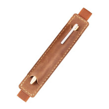 Retro PU Leather Notebook Elastic Pen Cover, Ballpoint Pen Cover, Handmade Pen Cover