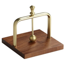 Cafe Napkin Holder Western Restaurant Paper Towel Holder Solid Wood Hotel Paper Towel Box Homestay Tabletop Gold