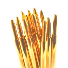 100PCS PA038-F1 Spring Test Probe PA038-F Test Pin Test Tool 12mm 0.38mm Gold Needle Tip 0.28mm Pogo Pin P038-F P038-F1