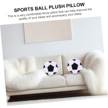 Fußball-Plüschkissen, Sofakissen, Sportball-Plüschkissen, flauschiger Stofffußball