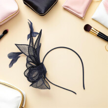 Fascinator-Hutclip für Damen, Vintage-Leinen-Minihut-Haaraccessoires