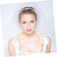 Haaraccessoires aus Netzgewebe, Brautschleier, Fascinator, Perlenstirnband für Damen