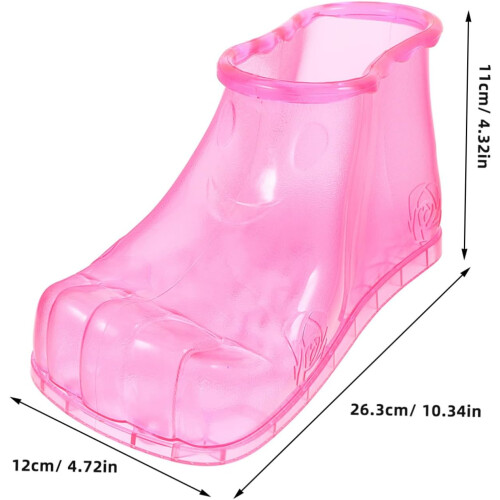 Fußbad-Schuhe, Paar, kleine Größe, rot 1