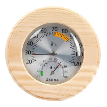 2-in-1 Sauna-Thermometer-Hygrometer, Präzise Messung für Saunen und Dampfbäder