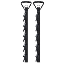 Extension Cord Organizer 2 Pack, Cord Storage Organizer with 5 Slots, Garage Garden Storage Straps, Hanger Straps