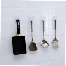 Wasserdichte, nahtlose Haken, 16er-Pack, selbstklebend, für die Wandmontage