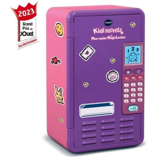 VTech VTECH KidiSecrets MagicLocker in Rosa - 6-12 Jahre - Geheimcode mit 6 Ziffern