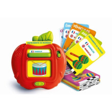 CLEMENTONI - Meine 100 ersten Wörter Bilingual - Bildungsspielzeug - 2 Spielmodi: Quiz und Entdeckung - Geräusche und Kinderlieder