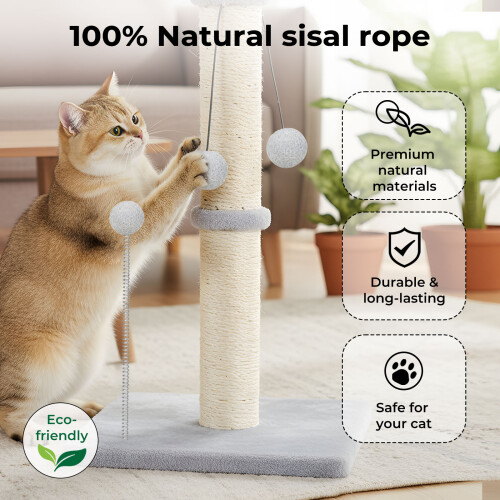 Skylos 51cm Cat Scratching Post Strong Natural 1