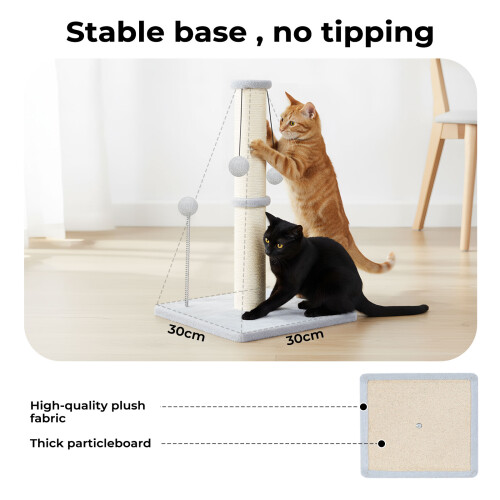 Skylos 51cm Cat Scratching Post Strong Natural 2