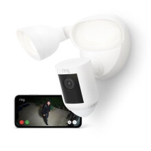Überwachungskamera - RING - Spotlight Cam Pro mit Netzanschluss - Weiß