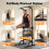 Centra Pull Up Station, 9-Height Adjustable, 150kg Carbon Steel, Black 4