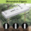 8 Set Window  Locks Window Parts and Hardware Tilt Latchs Plastic Construction, Spring Loaded, 2 Inch Hole Center 7
