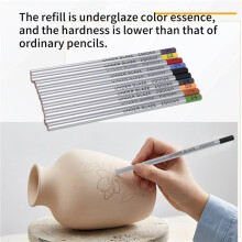 10 Farben/Set TöPferkunst Unterglasur Farbstift DIY Keramik Handbemalt Glasur Kreide TöPfer Mal- und FäRbewerkzeug