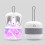 Portable Ultraviolet Rays Pacifier Sterilizer That Can Hold 2 Pacifiers, UV-C Denture Sterilizer for 4 Dentures. 3
