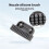 For  A1  Nozzle Wiper Silicone Brush Kit Nozzle Cleaning Tool for  3D Printer Accessories 2