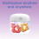 Portable Ultraviolet Rays Pacifier Sterilizer That Can Hold 2 Pacifiers, UV-C Denture Sterilizer for 4 Dentures. 6