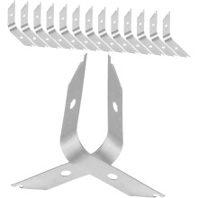 Stabile Bilderrahmen-Federklammern für 100 Stück aus Aluminiumlegierung