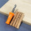 Conjunto de Brocas Laranja Alta Visibilidade para Pesca de Carpas com Brocas de 4mm (0,16 Polegadas) com Cabo de Madeira Seguro 6