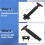 1C0823593D Car Hood Pull Handle  Release for  Beetle 1998-2010 1C0823593D01C 3
